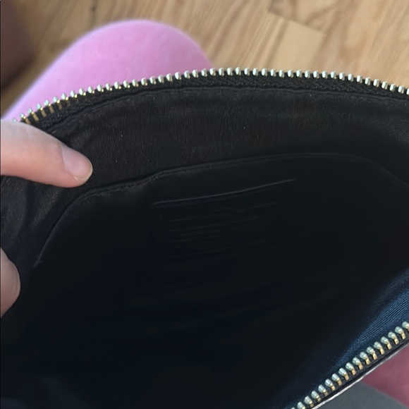 Coach Black Leather Chain Bag - Picture 3 of 6